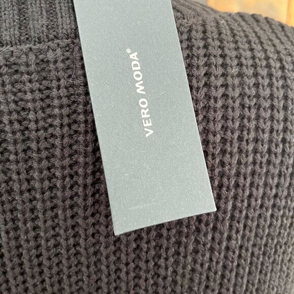 New with tags Vero Moda Vmlea SL v neck long vest Noos black, size S - Picture 11 of 13